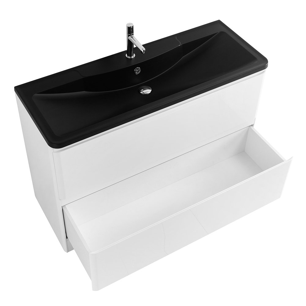 Тумба с раковиной BelBagno Albano 120 белыйк - 4