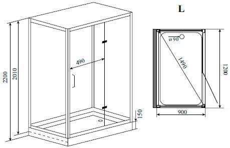 Душевая кабина Timo Premium Puro Н-510 L H-510 L - 17