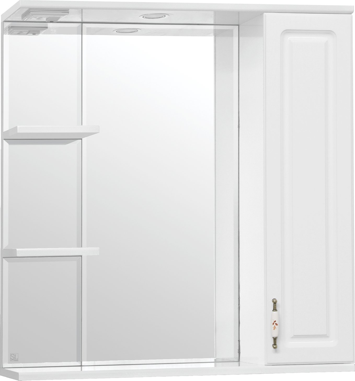 Зеркало-шкаф Style Line Олеандр-2 75 см  ЛС-00000051 - 3