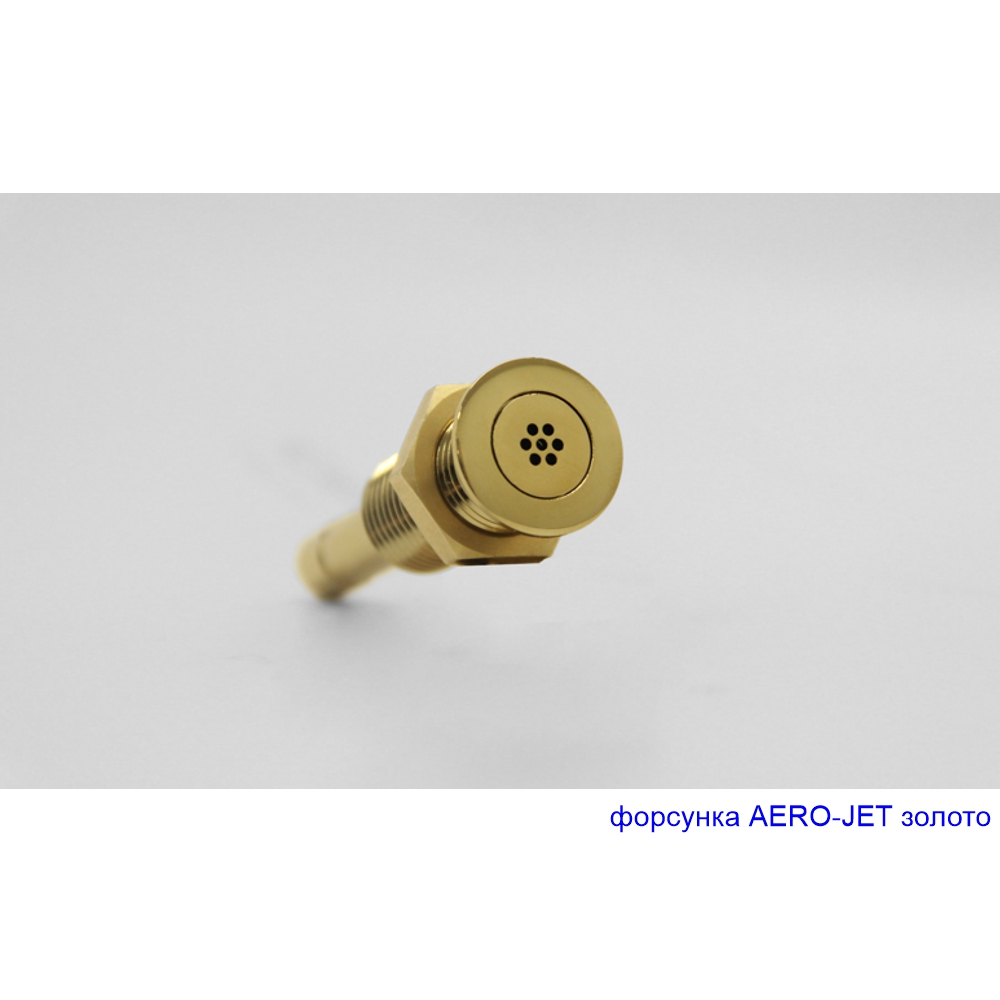 Ванна акриловая Excellent Glamour Ultra 150х150 с гидромассажем белый - золото WAEX.GLA15.ULTRA.GL - 3
