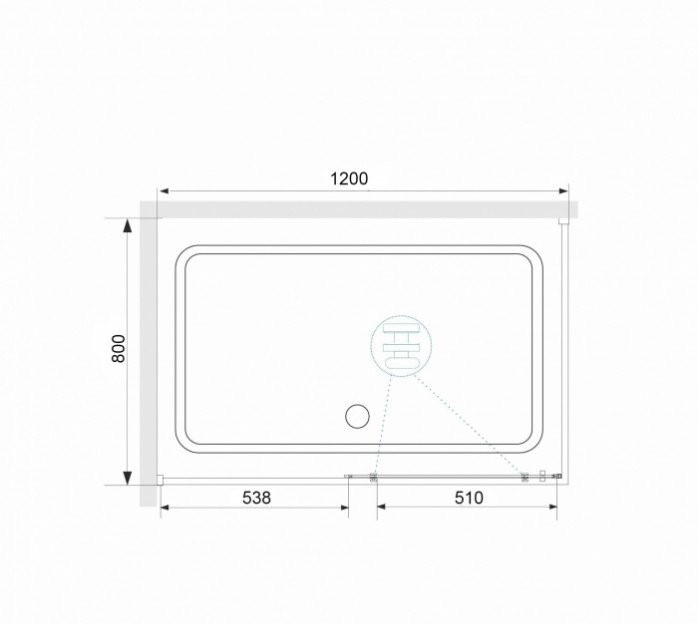 Душевой уголок RGW Stilvoll SV-42-1 120x80 профиль хром стекло прозрачное 323242128-011 - 3