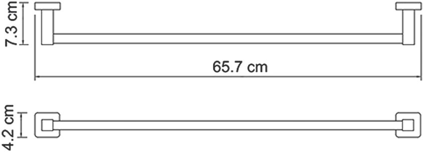 Полотенцедержатель Wasserkraft Lippe K-6530 - 2