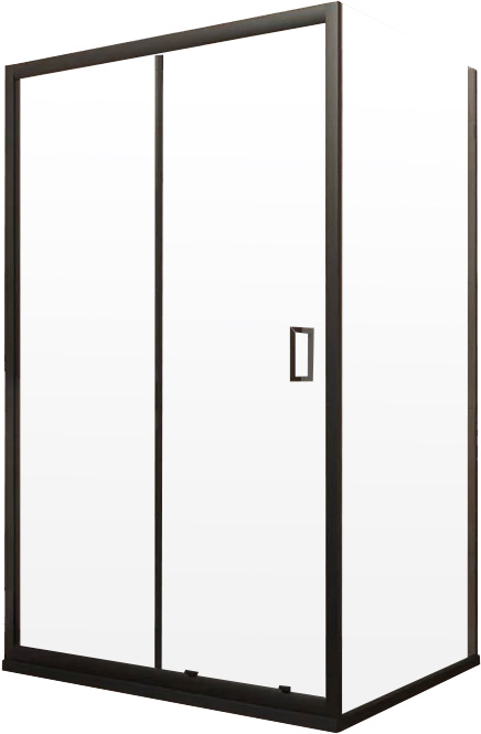Душевой уголок Veconi Rovigo RV-046B 140x110, черный - 1