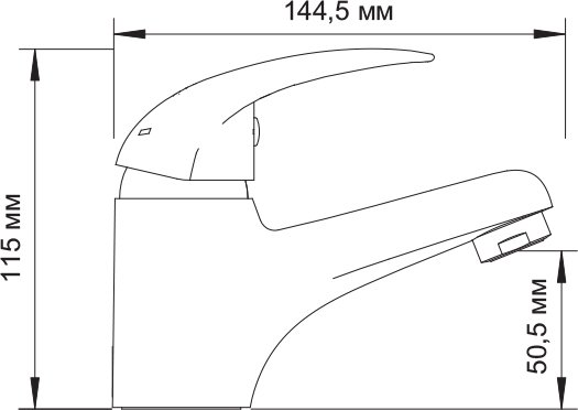 Смеситель Wasserkraft Isen 2603 для раковины - 3