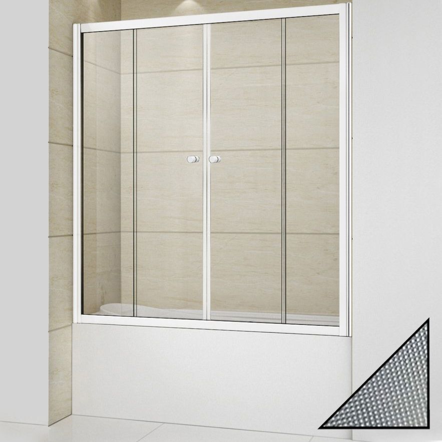 Шторка на ванну Cezares Relax VF-2-150/145-P-Bi стекло punto RELAX-VF-2-150/145-P-Bi - 0