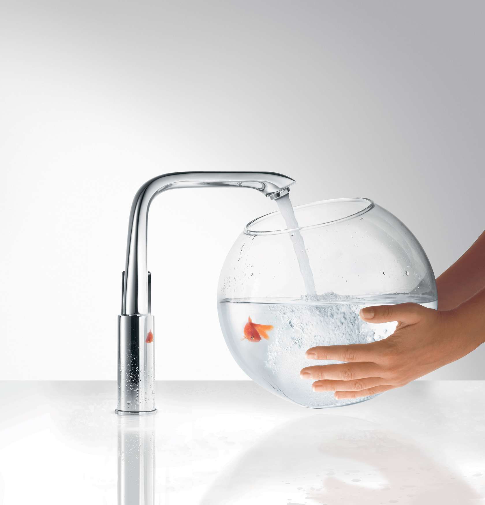 Смеситель Hansgrohe Metris 31087000 для раковины - 3