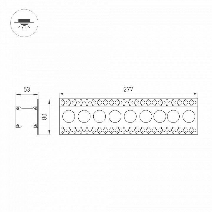 Встраиваемый светодиодный светильник Arlight MS-Orient-Built-Trimless-TC-S38x277-20W Day4000 032226 - 4