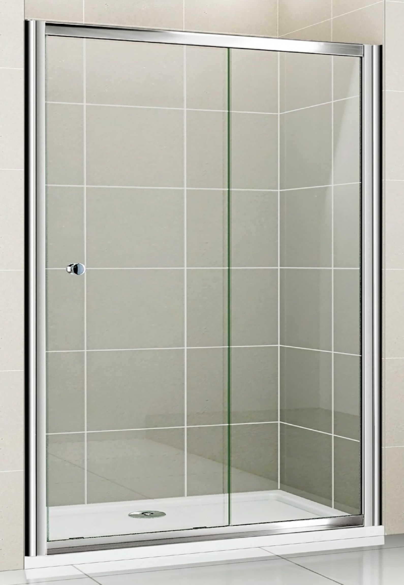 Душевая дверь в нишу Cezares Pratico BF1 145 C Cr PRATICO-BF-1-145-C-Cr - 1