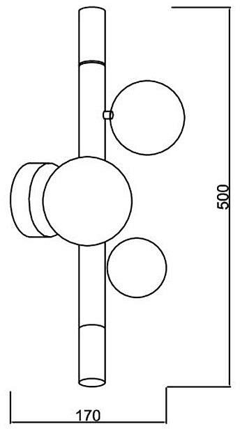 Бра ST-Luce Cielo SL1509.401.05 - 3