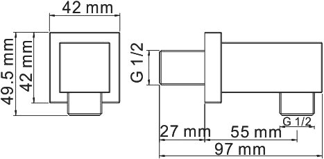 Шланговое подключение Wasserkraft A089 - 1