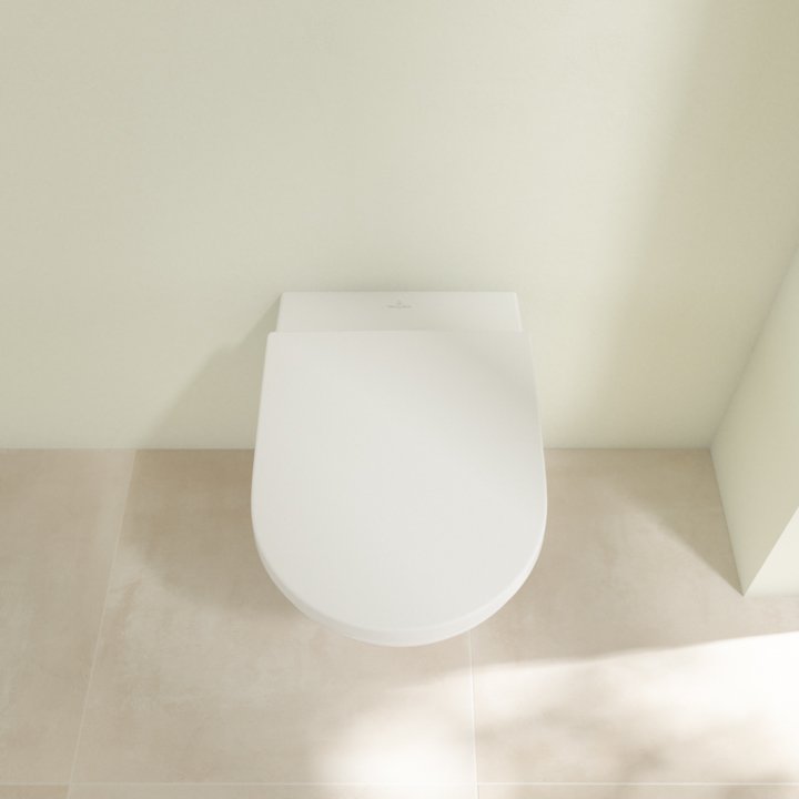 Унитаз подвесной Villeroy & Boch Subway 3.0 4670TSR1 alpin, ceramicplus, сиденье с микролифтом - 3