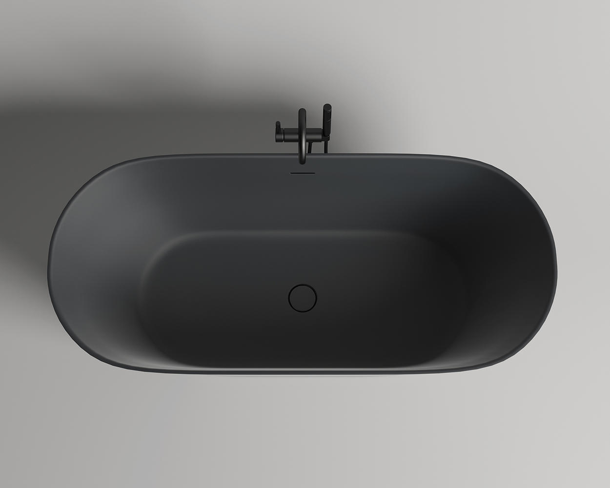 Ванна из искусственного камня Salini Mona 180x80 102911GRH S-Sense, глянцевый, RAL снаружи - 8