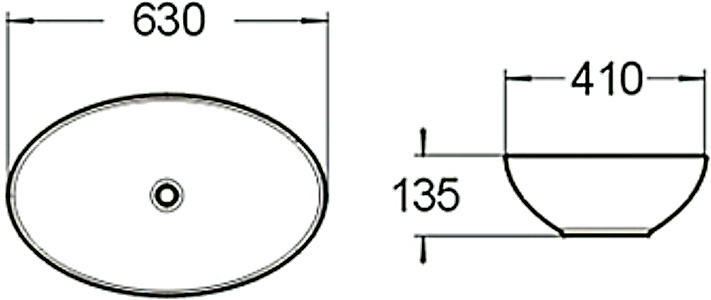 Раковина SantiLine SL-1019 - 1