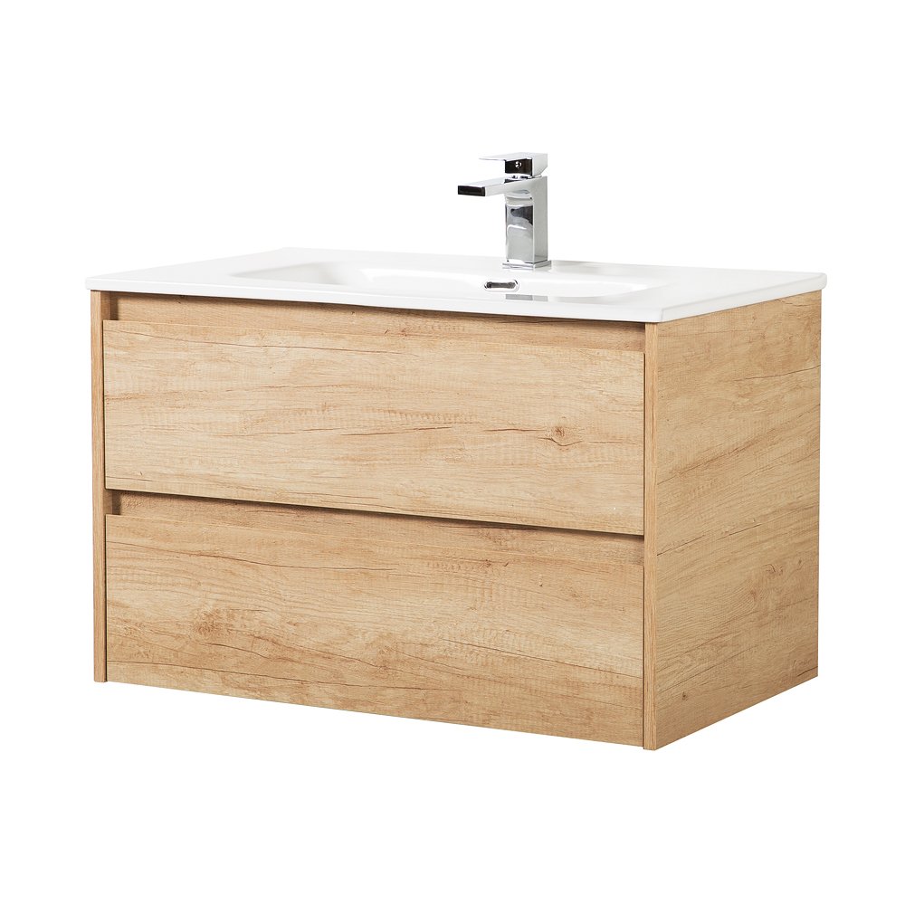 Тумба с раковиной BelBagno Kraft 100 светлое дерево - 1