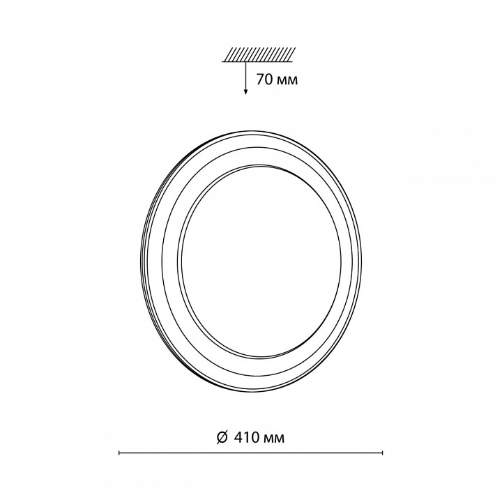 Настенно-потолочный светодиодный светильник Sonex Setta 7630/DL - 6