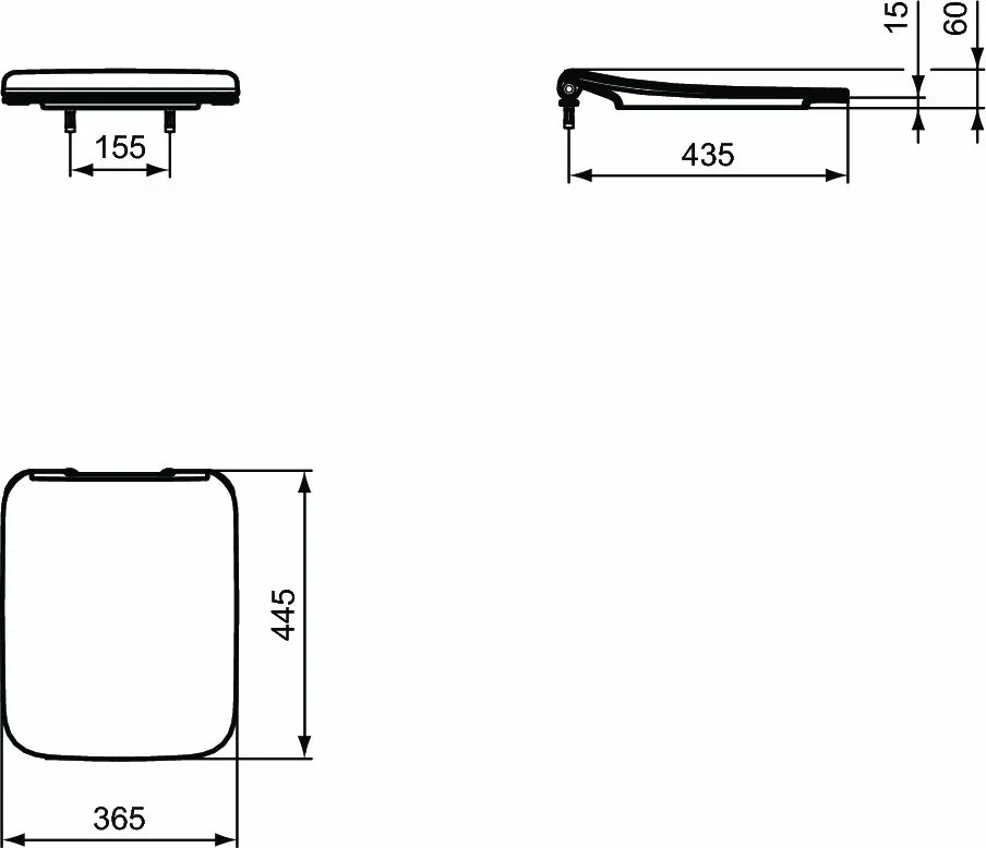 Система инсталляц STRADA II в/к инсталл б/кн+унитаз+сид Ideal Standard E387001 . - 7