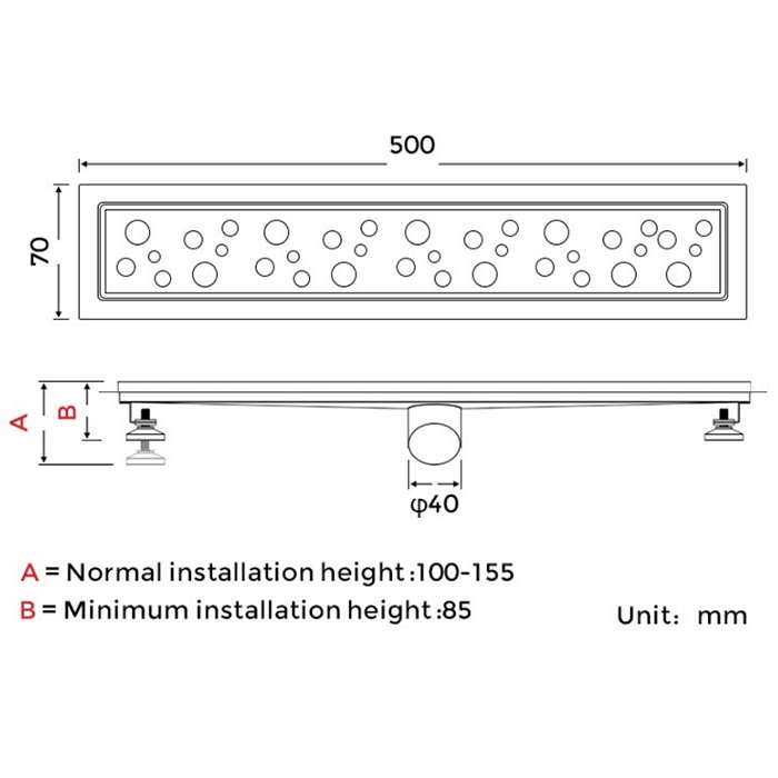 Душевой трап Gappo G85007-2 - 1