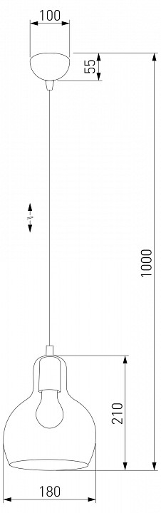 Подвесной светильник TK Lighting Mango 601 Mango 1 - 4