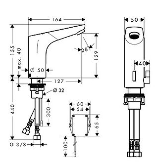 Смеситель для раковины Hansgrohe  хром  31173000 - 1