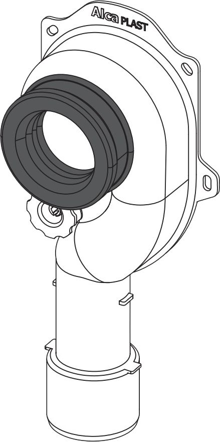 Сифон для писсуара AlcaPlast A45C вертикальный - 2