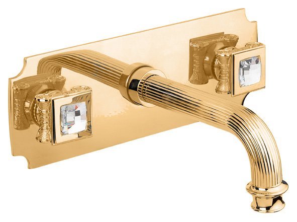 Смеситель для раковины Cezares OLIMP золото 24 карат  OLIMP-BLS2-03/24-O - 6