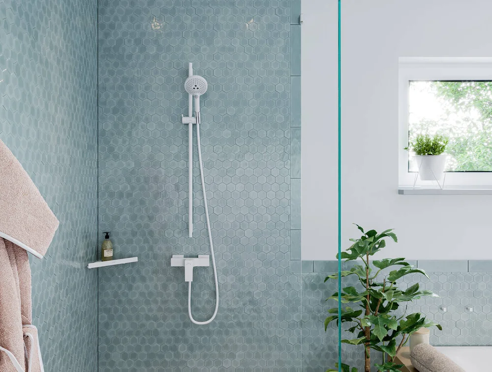 Душевая штанга Hansgrohe Unica 90 белый матовый 28631700 - 1