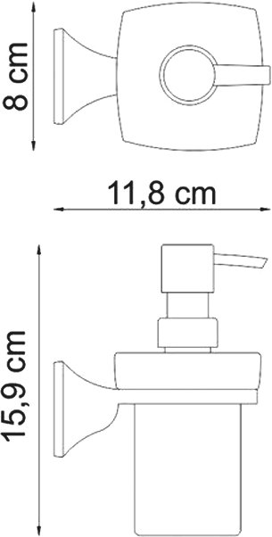 Дозатор Wasserkraft Wern K-2599 - 2