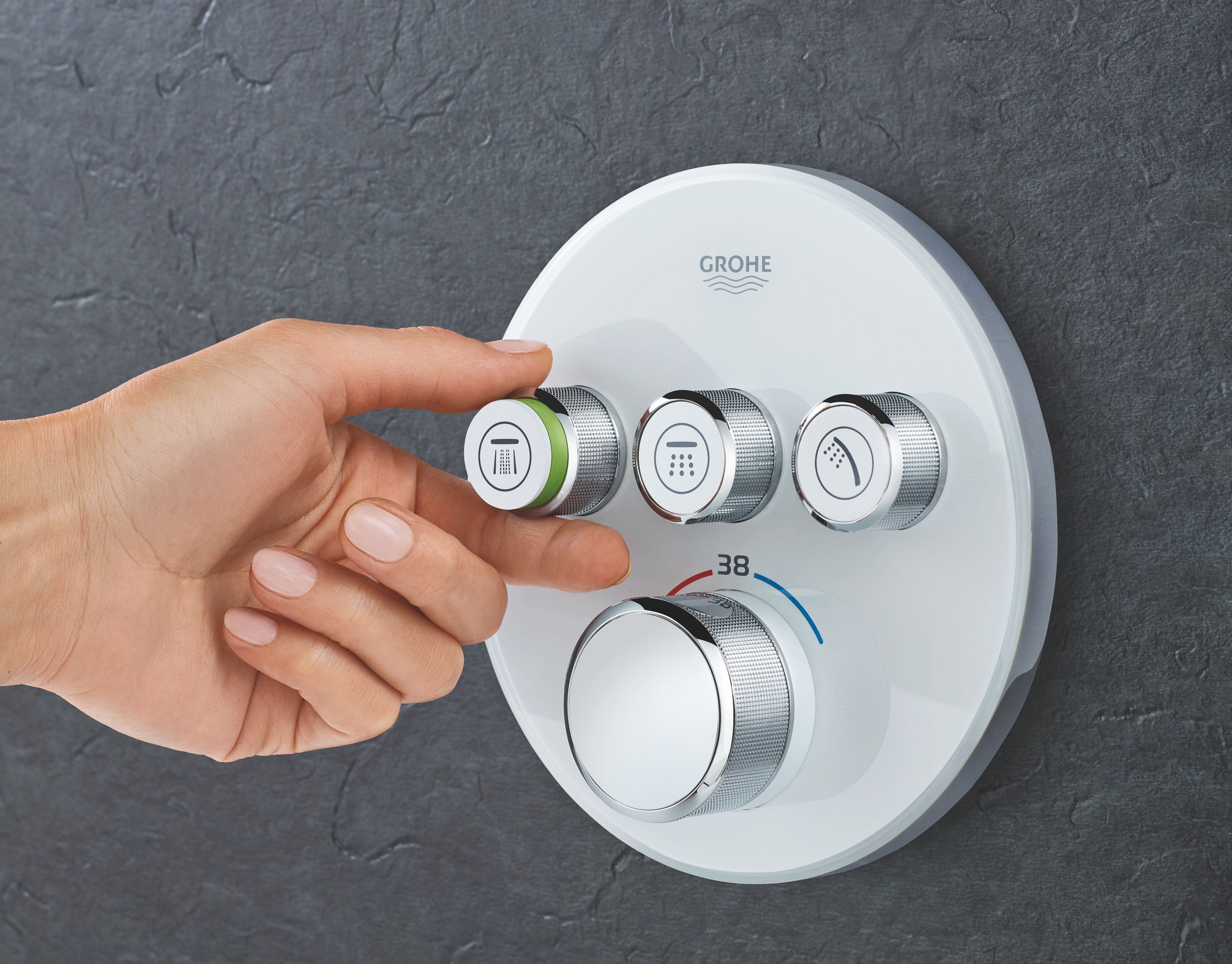 Термостат Grohe Grohtherm SmartControl 29904LS0 для душа, moon white - 5