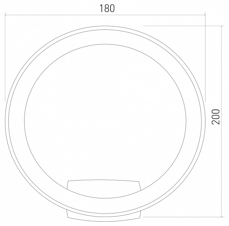 Светильник на штанге Elektrostandard Ring a054932 - 4