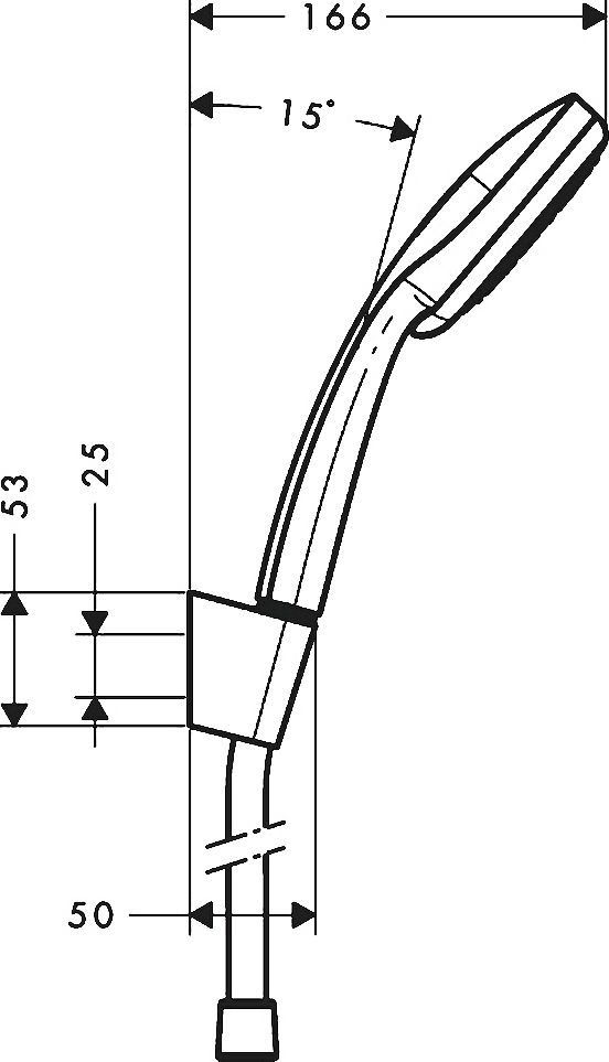 Душевой гарнитур Hansgrohe Croma 100 Vario 27592000 Porter'S - 7