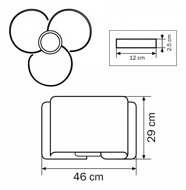 Потолочная люстра Lightstar Simple Light 811 811032 - 2