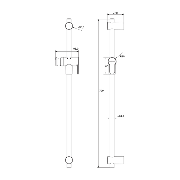 Душевая стойка RAY70G0i17 - 3