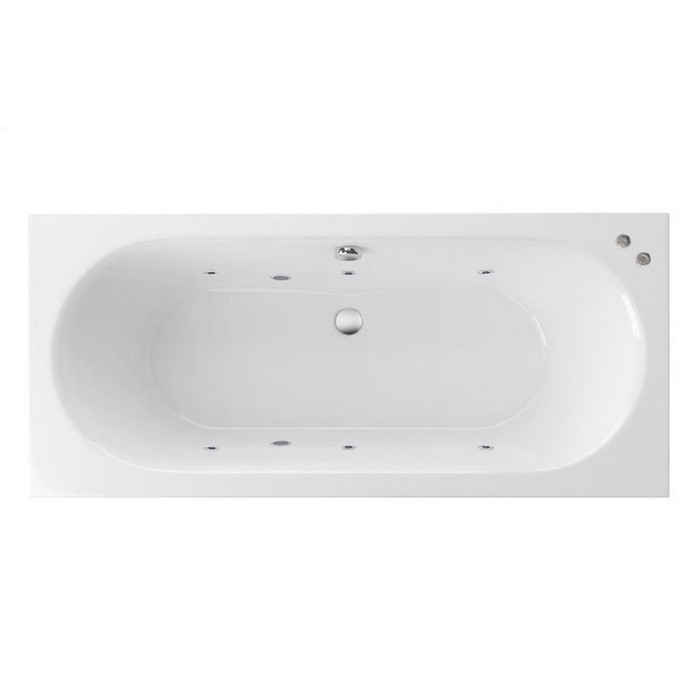 Ванна акриловая Excellent Oceana Slim Soft 160х75 с гидромассажем белый - хром WAEX.OCE16S.SOFT.CR - 0