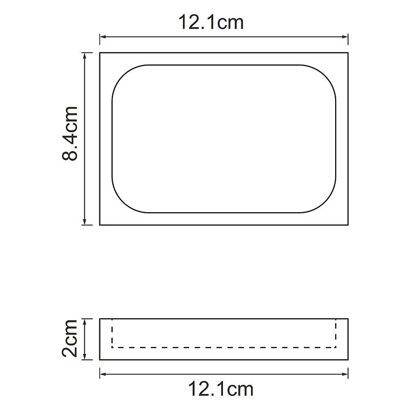 Мыльница Wasserkraft Kammel белый  K-9129 - 2