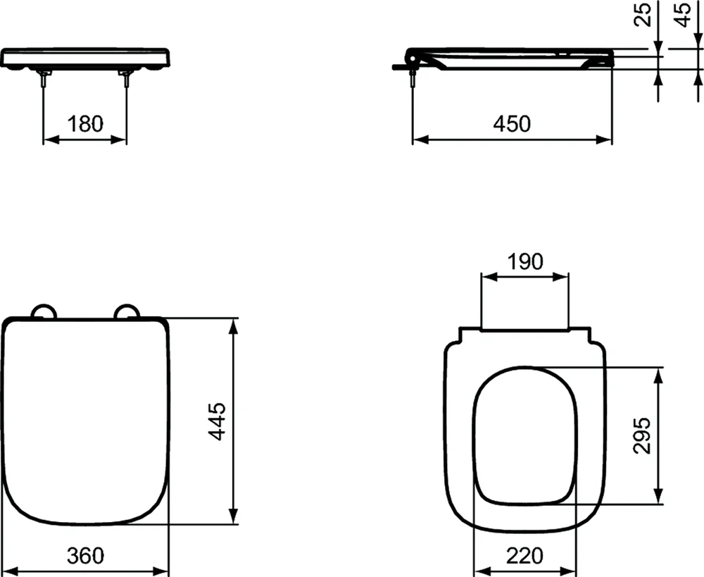 Комплект унитаза с инсталляцией Ideal Standard I.Life A с сиденьем микролифт белый WA330101 - 7