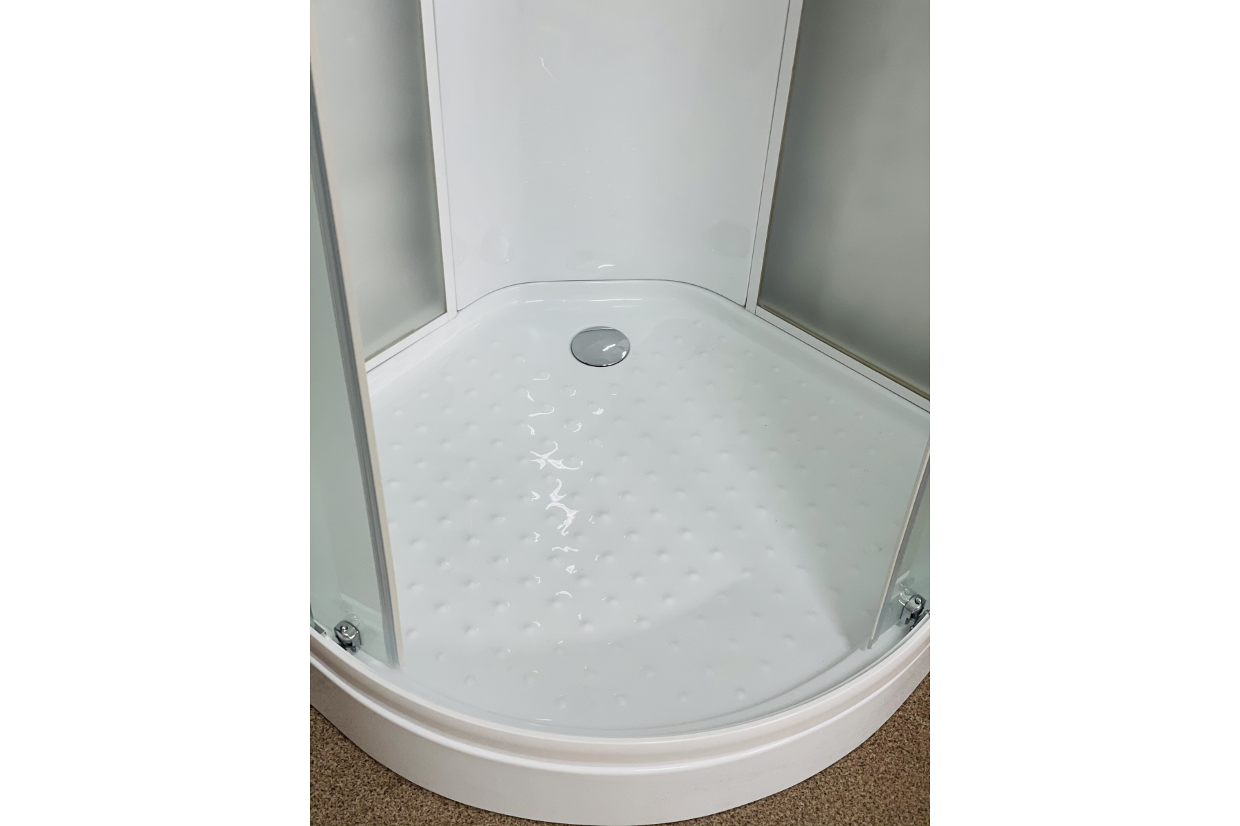 Душевая кабина Royal Bath 100х100 профиль белый стекло матовое RB100HK4-MM - 2