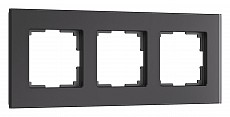 Рамка на 3 поста Werkel Senso черный soft-touch W0033108 - 1