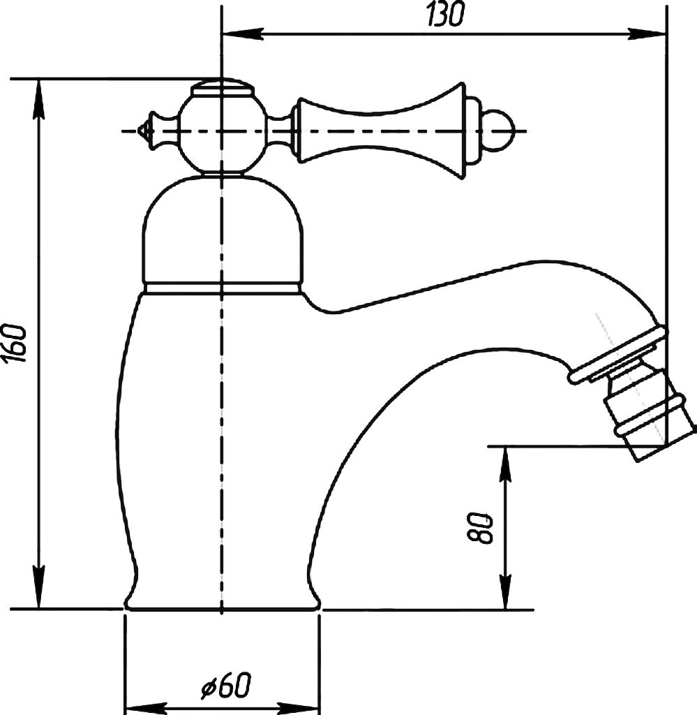 Смеситель Migliore Bomond ML.BMD-9723 Do для биде 26888 - 2