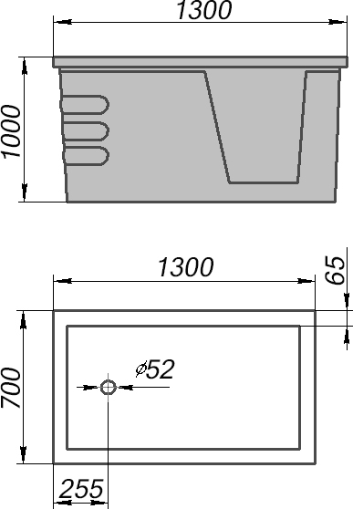 Акриловая ванна Bolu Personas BL-106 R - 9