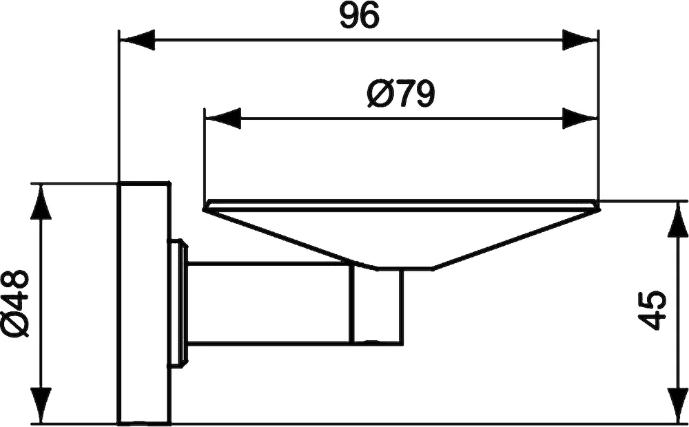 Мыльница Ideal Standard IOM хром A9129AA - 1