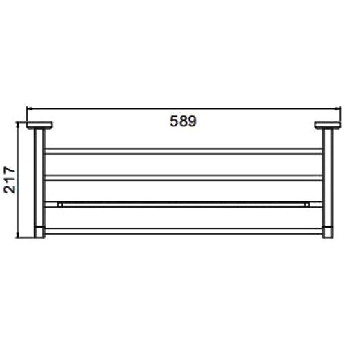 Полка для полотенец Gappo G38 G3824 - 1