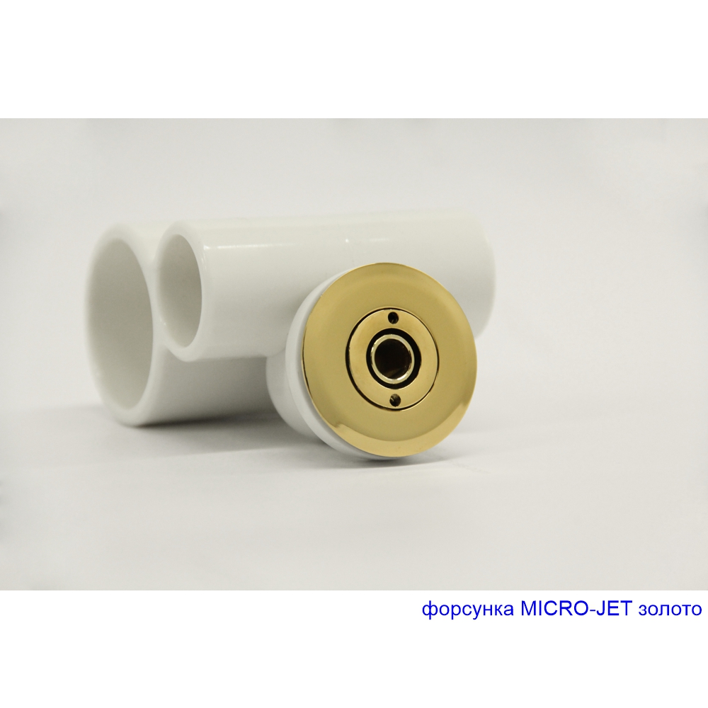 Ванна акриловая Excellent Oceana Slim Ultra 180х80 с гидромассажем белый - золото WAEX.OCE18S.ULTRA.GL - 2