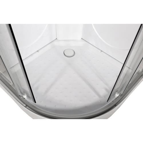 Душевая кабина Deto L 100х100 с гидромассажем и электрикой, хром  L601GM+EL - 3