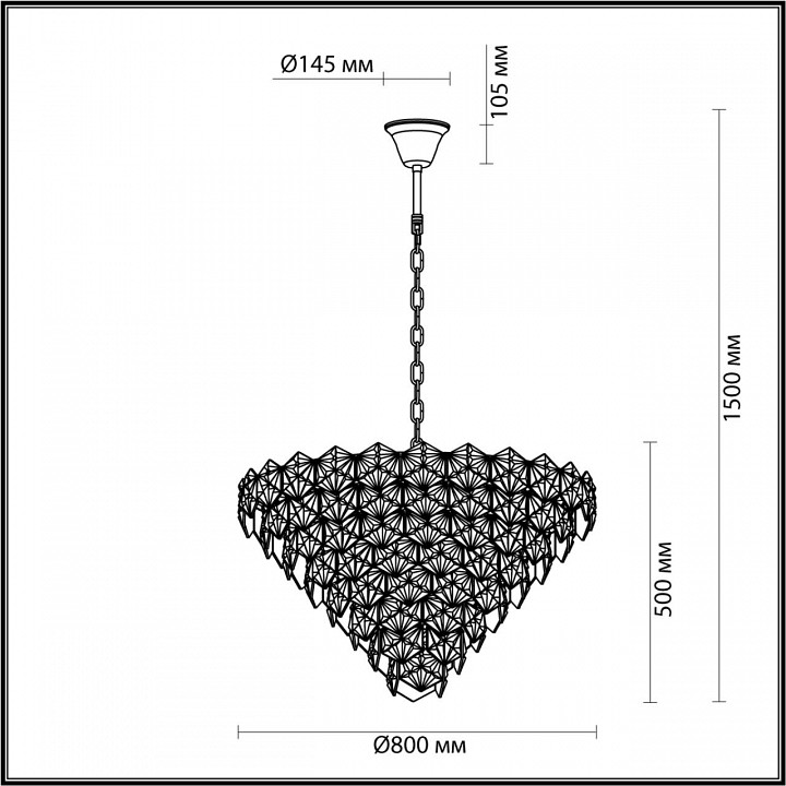 Подвесной светильник Odeon Light Modern Talerti 4923/12 - 2