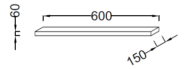 Полка Jacob Delafon Parallel  EB500-E10 - 1