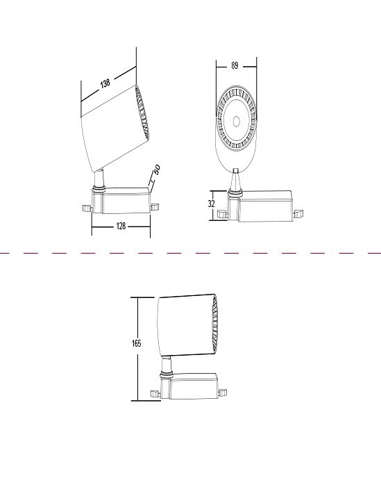 Трековый светильник Maytoni Technical TR003-1-30W4K-W - 1