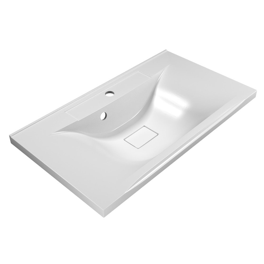 Тумба с раковиной Belbagno Marino 80 бежевый матовый - 20