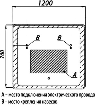 Тумба с раковиной Aquaton Лондри 60/Раковина Лондри 120 левая, бел. 1A2359K1LH010 - 10