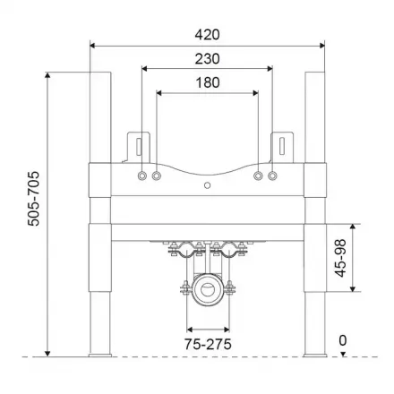 Инсталляция для биде Excellent Shiro INEX.SH505.420 - 1