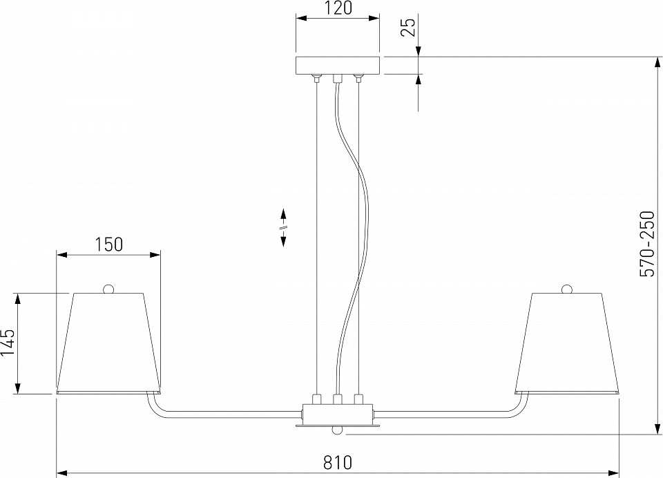 Подвесная люстра Eurosvet Amaretto 60155/8 хром - 4